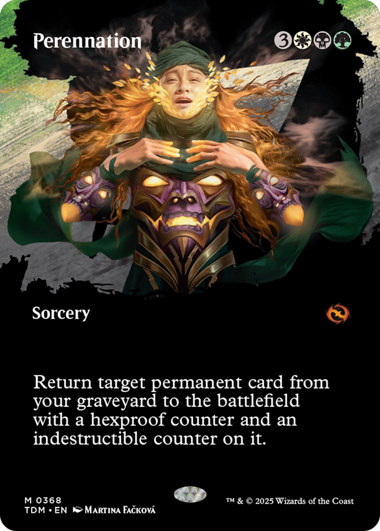 Perennation (Borderless) (368) [Tarkir: Dragonstorm] foil - Deck Out Gaming