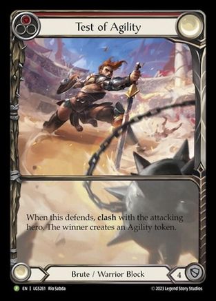 Test of Agility - LGS261 (LGS261) [Flesh and Blood: Promo Cards] Rainbow Foil - Deck Out Gaming