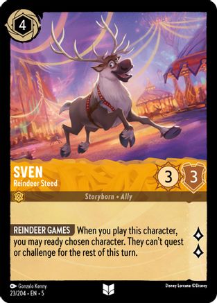 Sven - Reindeer Steed (23/204) [Shimmering Skies] - Deck Out Gaming