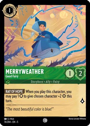 Merryweather - Good Fairy (76/204) [Shimmering Skies] - Deck Out Gaming