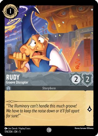 Rudy - Groove Disrupter (174/204) [Shimmering Skies] Cold Foil - Deck Out Gaming