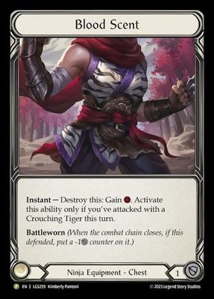 Blood Scent - LGS259 (LGS259) [Flesh and Blood: Promo Cards] Cold Foil - Deck Out Gaming