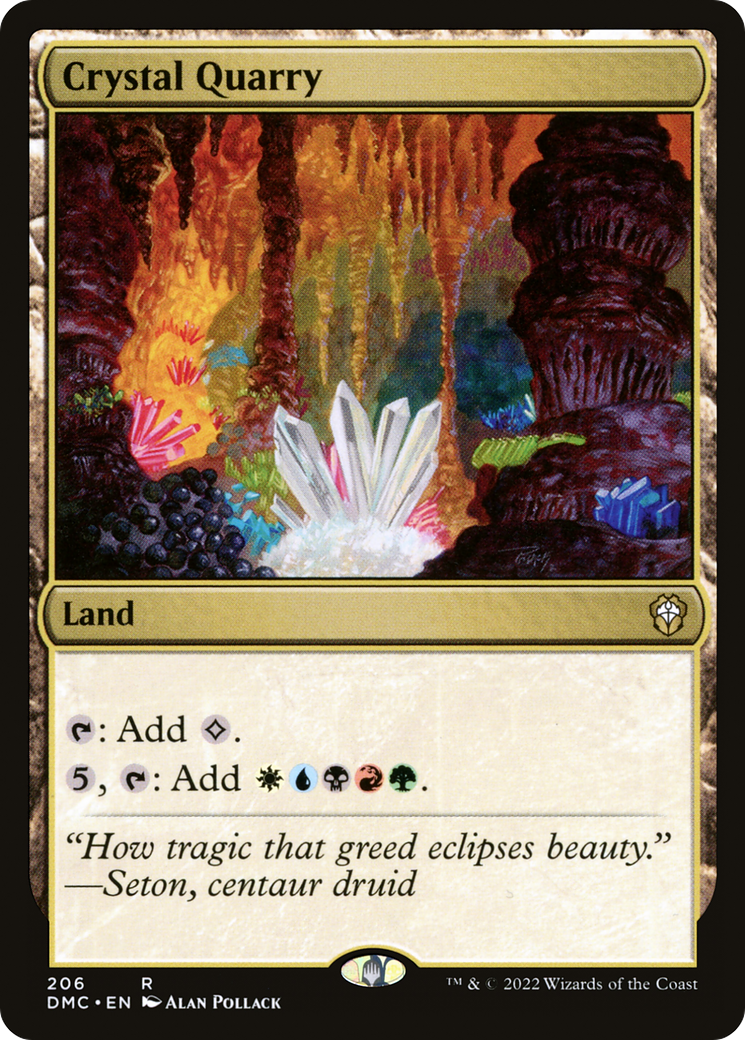 Crystal Quarry (206) [Commander: Dominaria United] - Deck Out Gaming
