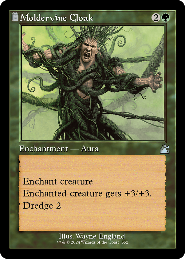 Moldervine Cloak (Retro Frame) (352) [Ravnica Remastered] foil - Deck Out Gaming