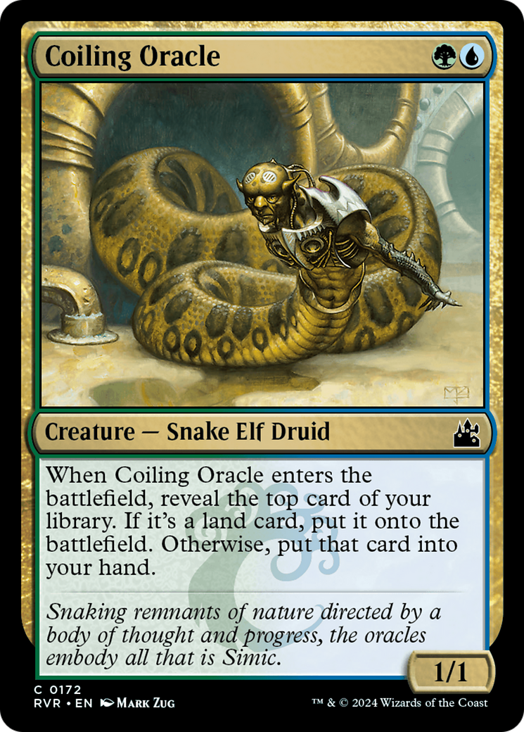 Coiling Oracle (172) [Ravnica Remastered] - Deck Out Gaming
