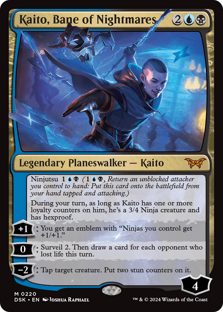 Kaito, Bane of Nightmares (220) [Duskmourn: House of Horror] - Deck Out Gaming