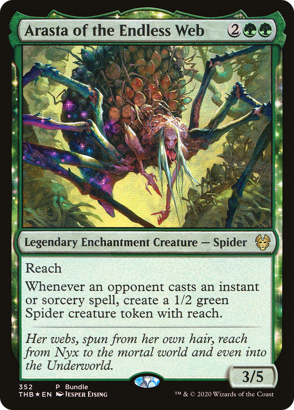Arasta of the Endless Web (352) [Unique and Miscellaneous Promos] foil - Deck Out Gaming