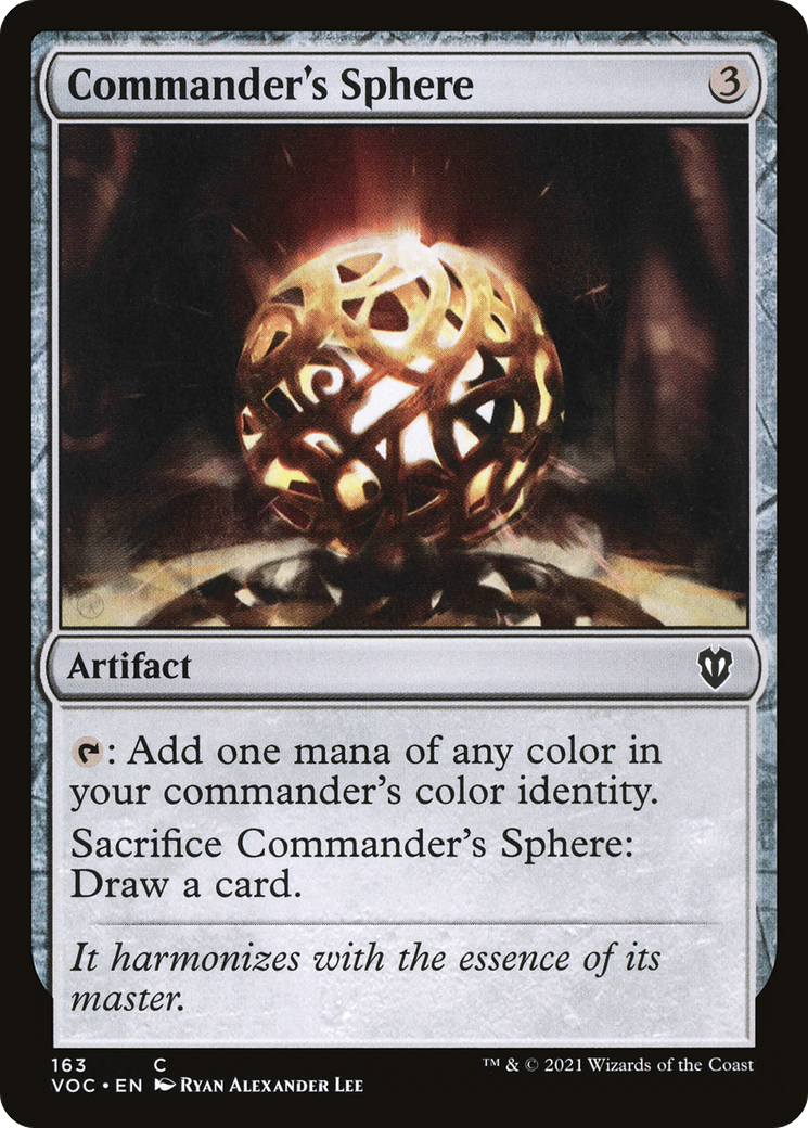 Commander's Sphere (163) [Crimson Vow Commander] - Deck Out Gaming