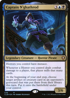 Captain N'ghathrod (646) [Commander Legends: Battle for Baldur's Gate] foil - Deck Out Gaming