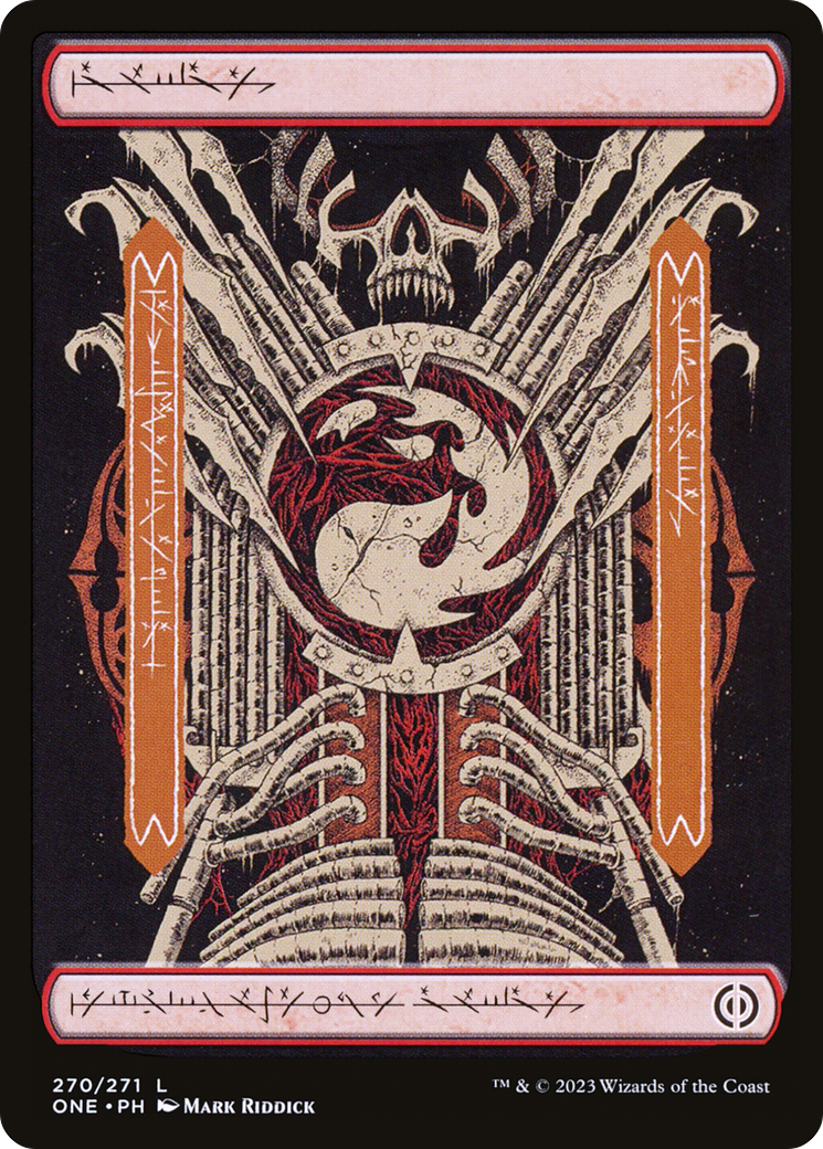 Mountain (270) - Full Art (270) [Phyrexia: All Will Be One] foil - Deck Out Gaming