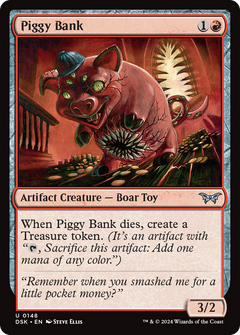 Piggy Bank (148) [Duskmourn: House of Horror] foil - Deck Out Gaming