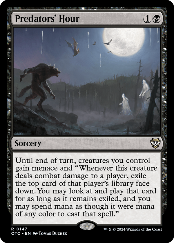 Predators' Hour (147) [Outlaws of Thunder Junction Commander] - Deck Out Gaming