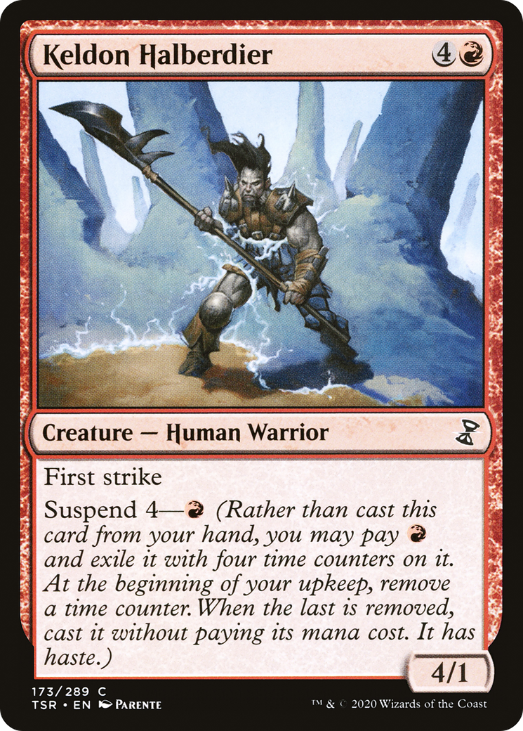 Keldon Halberdier (173) [Time Spiral Remastered] foil - Deck Out Gaming