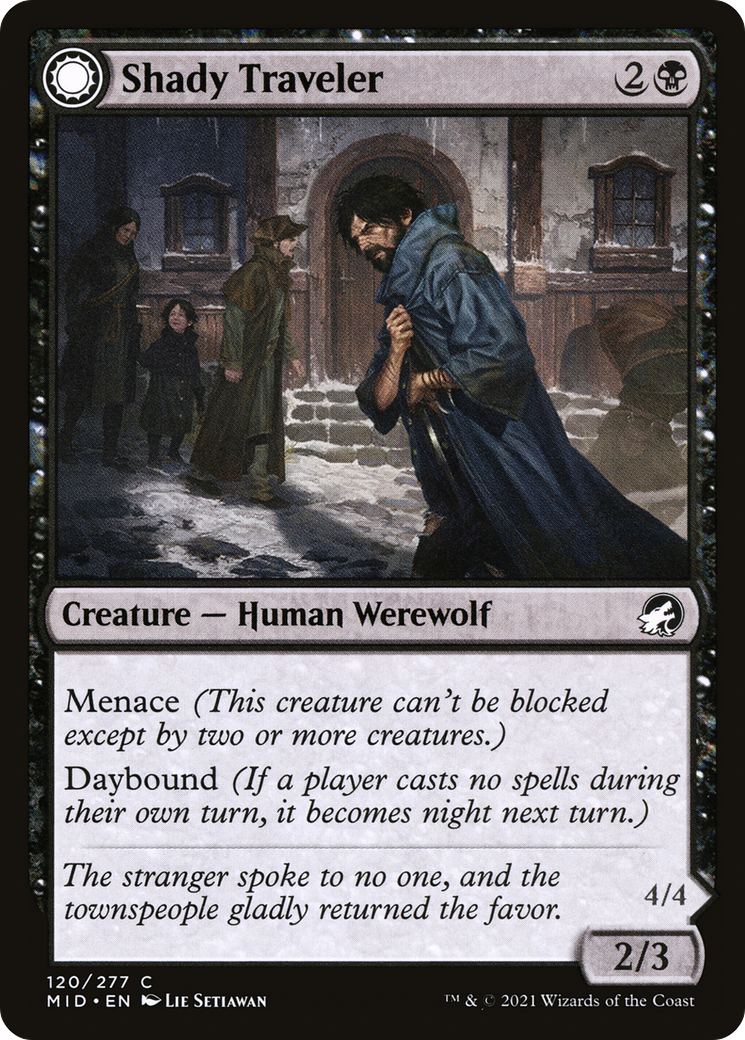 Shady Traveler (120) [Innistrad: Midnight Hunt] foil - Deck Out Gaming