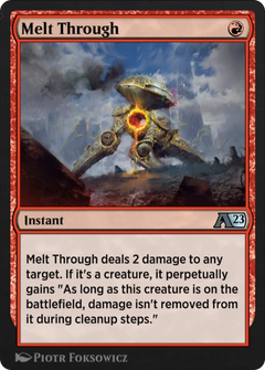 Melt Through (10) [Alchemy: The Brothers' War] - Deck Out Gaming