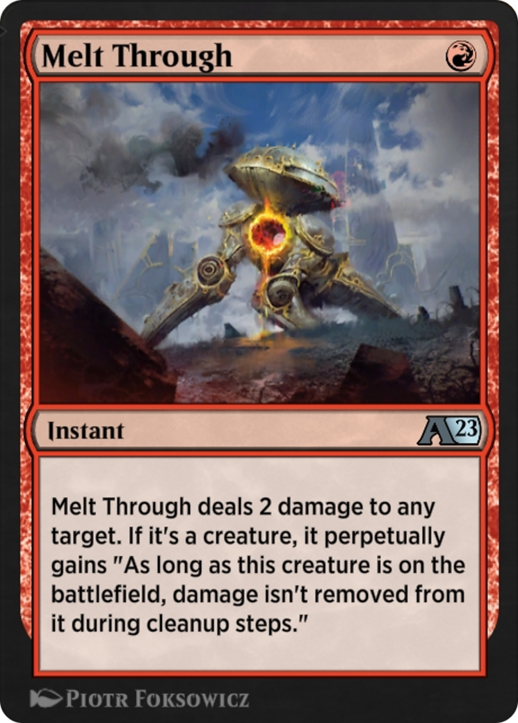 Melt Through (10) [Alchemy: The Brothers' War] - Deck Out Gaming