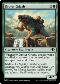 Drover Grizzly (161) [Outlaws of Thunder Junction] foil - Deck Out Gaming