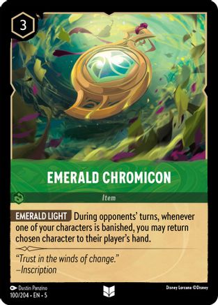 Emerald Chromicon (100/204) [Shimmering Skies] - Deck Out Gaming