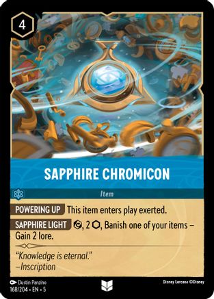 Sapphire Chromicon (168/204) [Shimmering Skies] - Deck Out Gaming