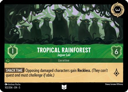 Tropical Rainforest - Jaguar Lair (102/204) [Shimmering Skies] - Deck Out Gaming