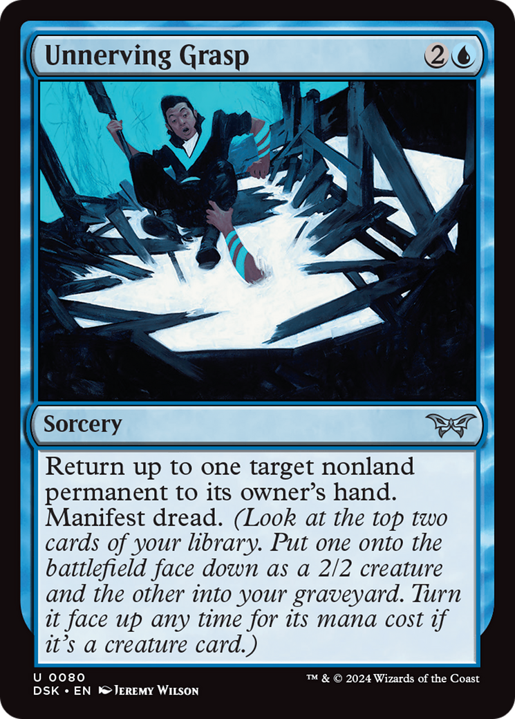 Unnerving Grasp (80) [Duskmourn: House of Horror] foil - Deck Out Gaming