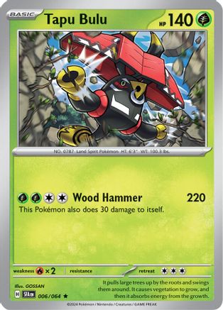 Tapu Bulu - 006/064 (6) [SV: Shrouded Fable] Reverse Holofoil - Deck Out Gaming