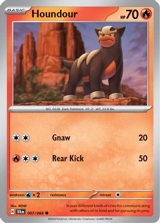 Houndour (7) [SV: Shrouded Fable] Reverse Holofoil - Deck Out Gaming