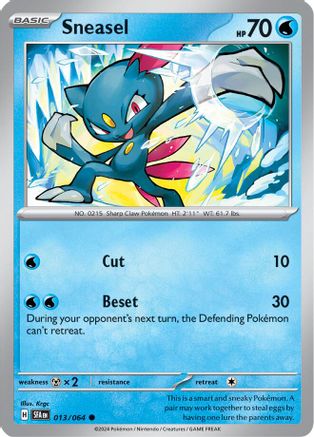 Sneasel (13) [SV: Shrouded Fable] Reverse Holofoil - Deck Out Gaming