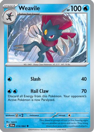 Weavile (14) [SV: Shrouded Fable] - Deck Out Gaming