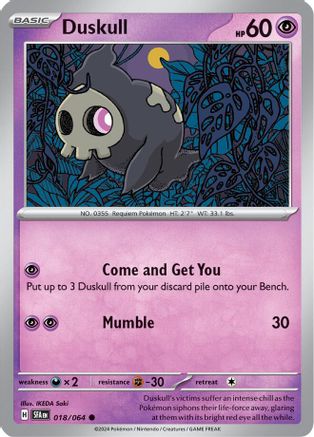 Duskull (18) [SV: Shrouded Fable] Reverse Holofoil - Deck Out Gaming