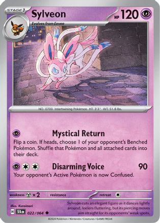 Sylveon (22) [SV: Shrouded Fable] Reverse Holofoil - Deck Out Gaming