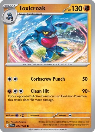 Toxicroak (24) [SV: Shrouded Fable] - Deck Out Gaming