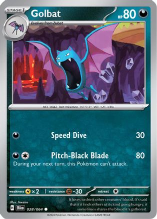 Golbat (28) [SV: Shrouded Fable] Reverse Holofoil - Deck Out Gaming