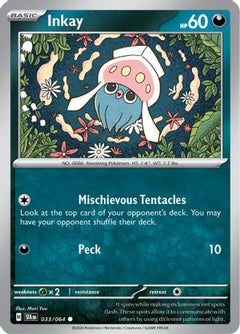 Inkay (33) [SV: Shrouded Fable] Reverse Holofoil - Deck Out Gaming
