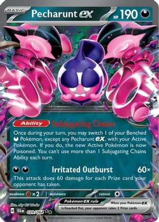 Pecharunt ex (39) [SV: Shrouded Fable] Holofoil - Deck Out Gaming