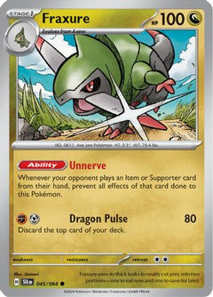 Fraxure - 045/064 (45) [SV: Shrouded Fable] Reverse Holofoil - Deck Out Gaming