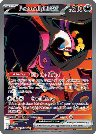 Fezandipiti ex - 092/064 (92) [SV: Shrouded Fable] Holofoil - Deck Out Gaming