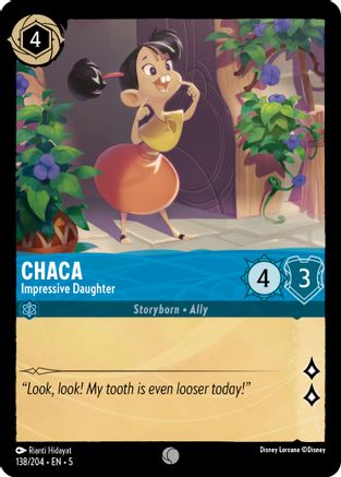 Chaca - Impresive Daughter (138/204) [Shimmering Skies] - Deck Out Gaming