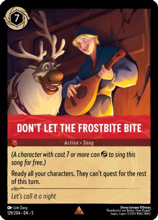 Don't Let the Frostbite Bite (129/204) [Shimmering Skies] - Deck Out Gaming