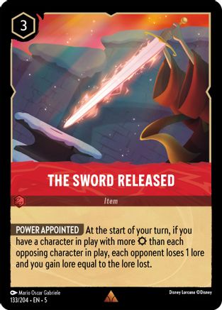 The Sword Released (133/204) [Shimmering Skies] - Deck Out Gaming