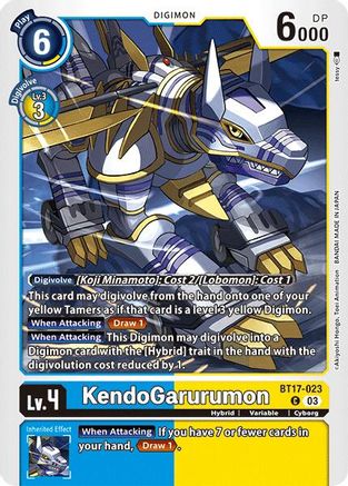 KendoGarurumon (BT17-023) [Secret Crisis] - Deck Out Gaming