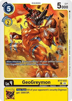 GeoGreymon (BT17-033) [Secret Crisis] - Deck Out Gaming