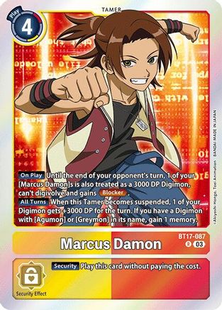 Marcus Damon (BT17-087) [Secret Crisis] Foil - Deck Out Gaming