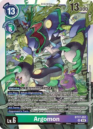 Argomon - BT17-051 (BT17-051) [Secret Crisis] Foil - Deck Out Gaming