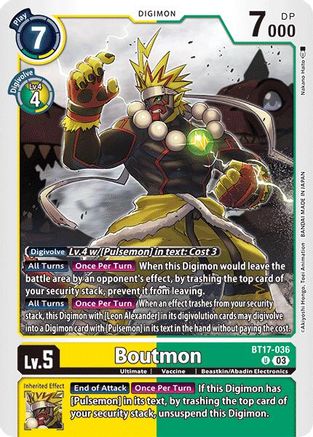 Boutmon (BT17-036) [Secret Crisis] - Deck Out Gaming