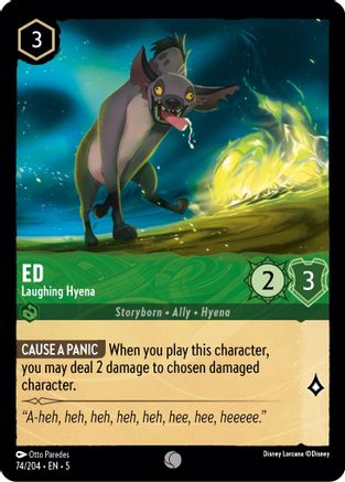 Ed - Laughing Hyena (74/204) [Shimmering Skies] - Deck Out Gaming