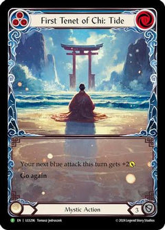 First Tenet of Chi: Tide - LGS296 (LGS296) [Flesh and Blood: Promo Cards] Rainbow Foil - Deck Out Gaming
