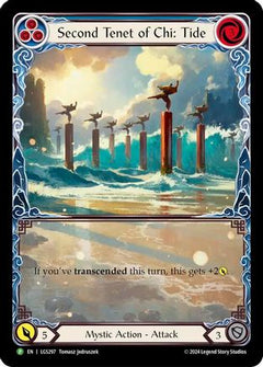 Second Tenet of Chi: Tide - LGS297 (LGS297) [Flesh and Blood: Promo Cards] Rainbow Foil - Deck Out Gaming