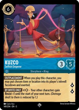 Kuzco - Selfish Emperor (149/204) [Shimmering Skies] - Deck Out Gaming