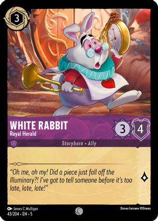 White Rabbit - Royal Herald (43/204) [Shimmering Skies] - Deck Out Gaming